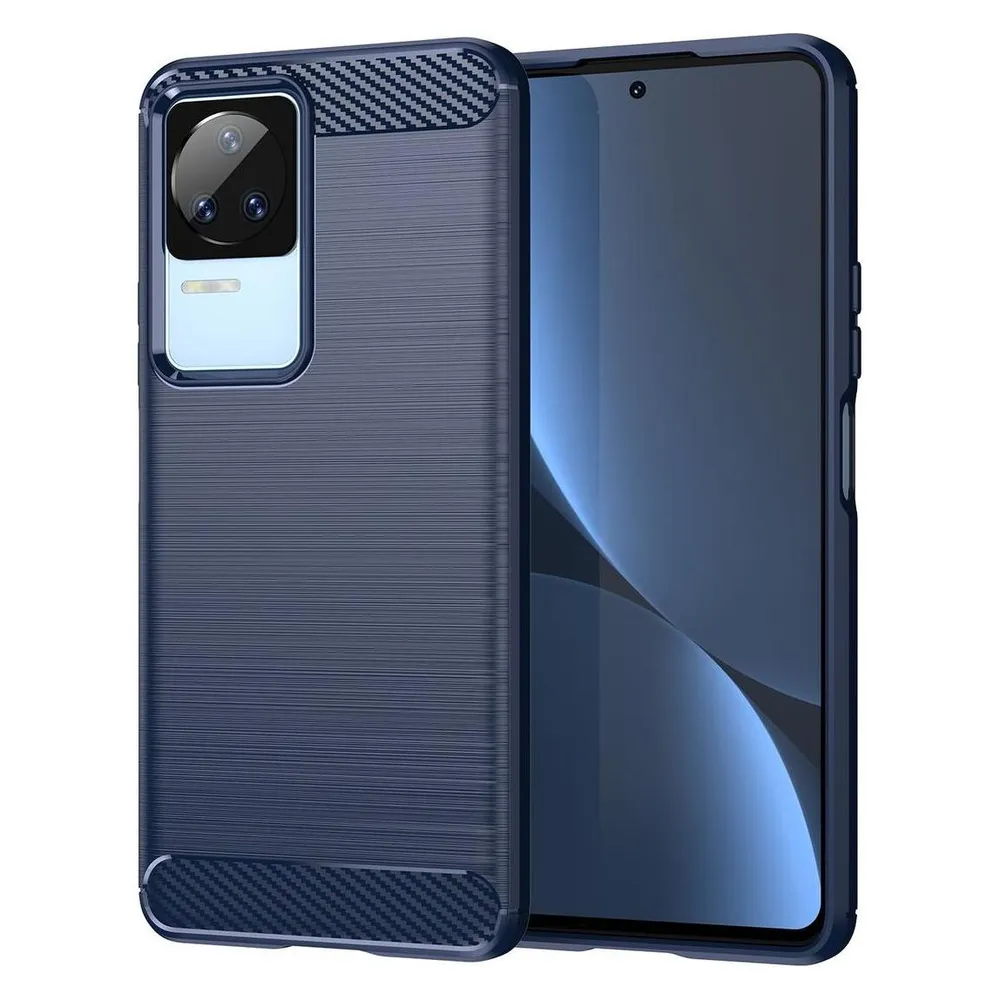 König Design Hülle Handy Schutz für Sony OnePlus Realme Xiaomi Case Cover Bumper Carbon Optik (Xiaomi Poco F4)