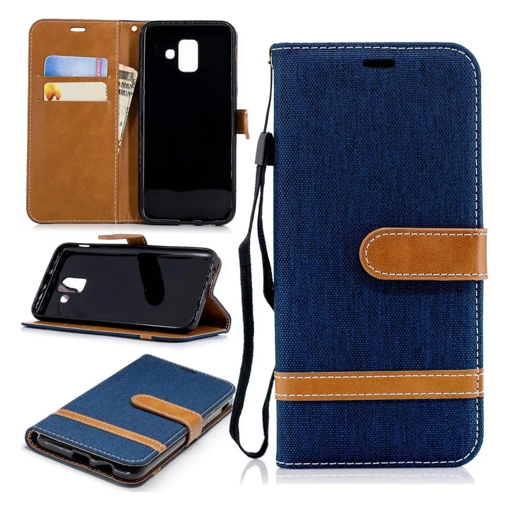 König Design Hülle Handy Schutz für Samsung Galaxy A6 (2018) Case Cover Tasche Wallet Etui (Samsung Galaxy A6 (2018))
