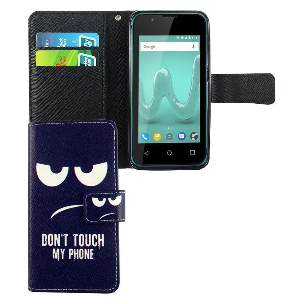 König Design Hülle Handy Schutz für Wiko Sunny 2 Case Cover Tasche Wallet Etui Handyhülle Neu (Wiko Sunny 2)