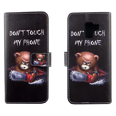 König Design Hülle Handy Schutz für Samsung Galaxy A8 (2018) Case Cover Tasche Wallet Etui (Samsung Galaxy A8 (2018))