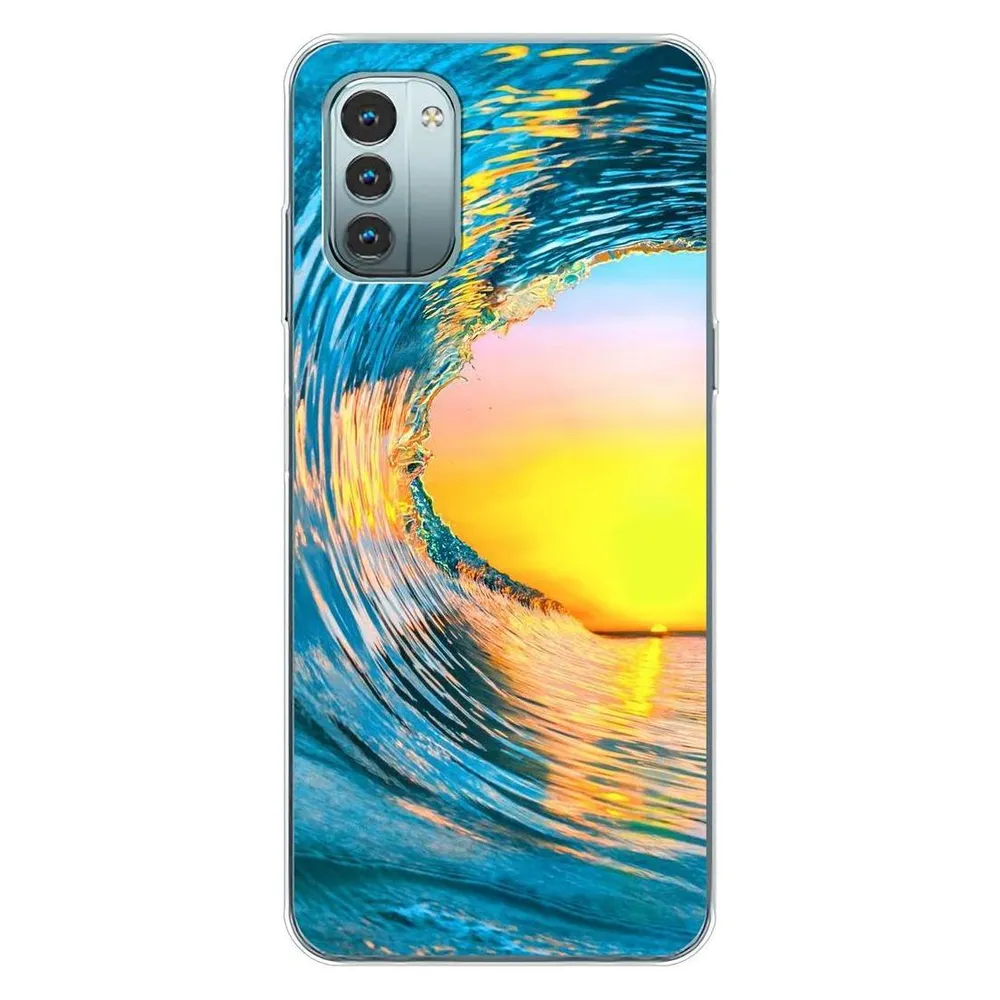 König Design Hülle Handy Schutz für Nokia G11 Case Cover Tasche Bumper Etuis Backcover TPU (Nokia G11)