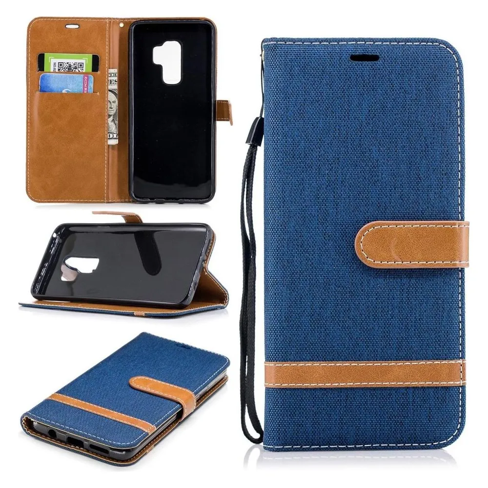 König Design Hülle Handy Schutz für Samsung Galaxy S9 Plus Case Cover Tasche Wallet Etui Neu (Samsung Galaxy S9+)
