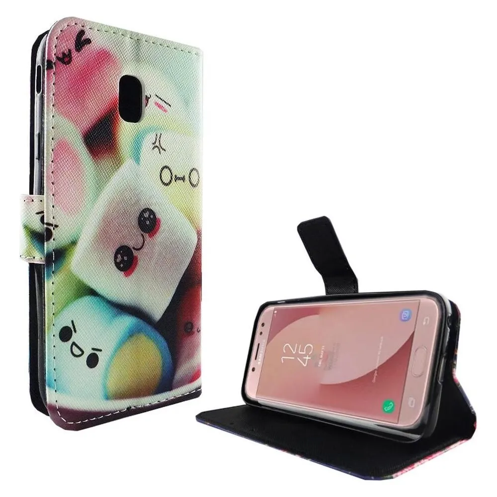 König Design Hülle Handy Schutz für Samsung Galaxy J5 (2017) Case Cover Tasche Wallet Etui (Samsung Galaxy J5 (2017))