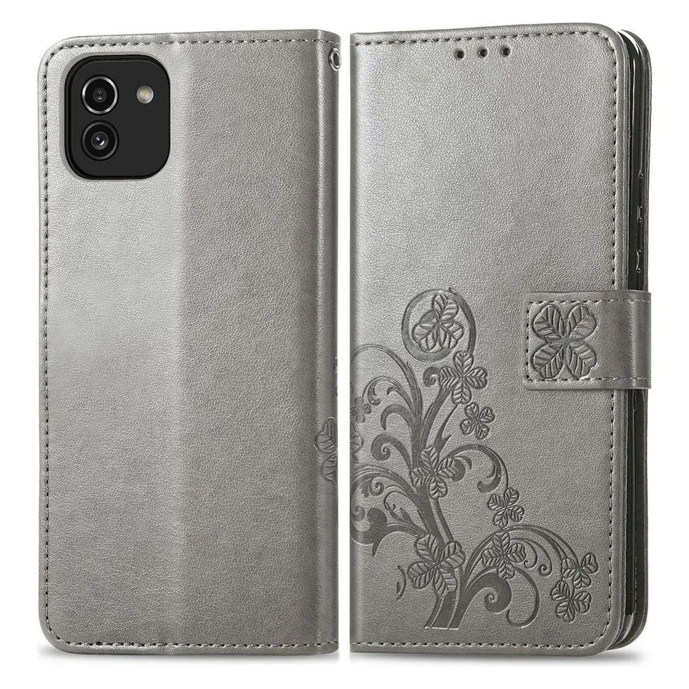 König Design Hülle Handy Schutz für Samsung Galaxy A03 Case Cover Tasche Wallet Etui 360 Grad (Samsung Galaxy A03)