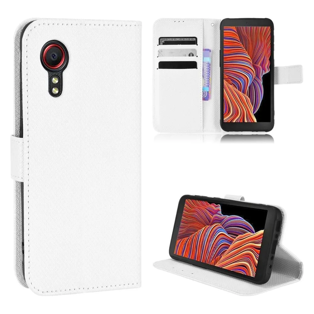 König Design Hülle Handy Schutz für Samsung Galaxy Xcover 5 / 5s Case Cover Tasche Wallet Neu (Samsung Galaxy Xcover 5)