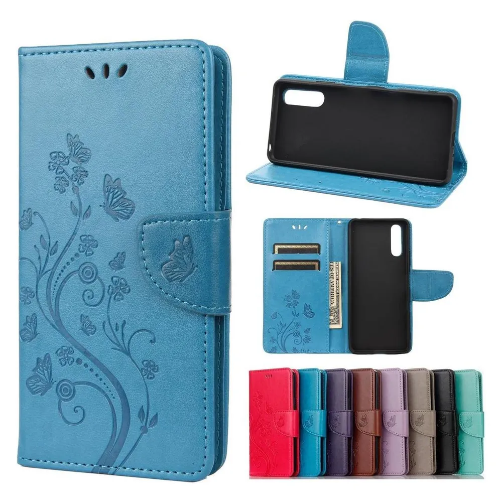 König Design Hülle Handy Schutz für Sony Xperia 10 III Case Cover Tasche Etuis Bumper Blau