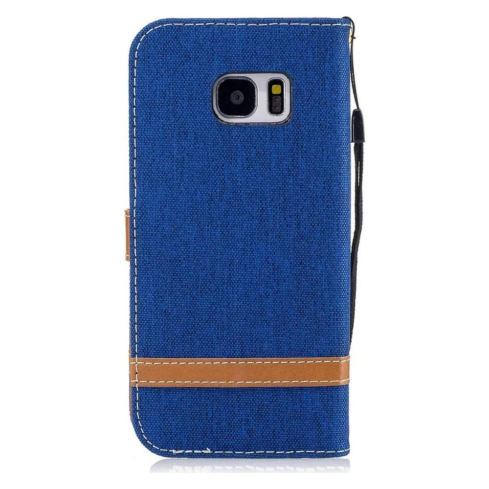 König Design Hülle Handy Schutz für Samsung Galaxy S7 Edge Case Cover Tasche Wallet Etui Neu (Samsung Galaxy S7 Edge)
