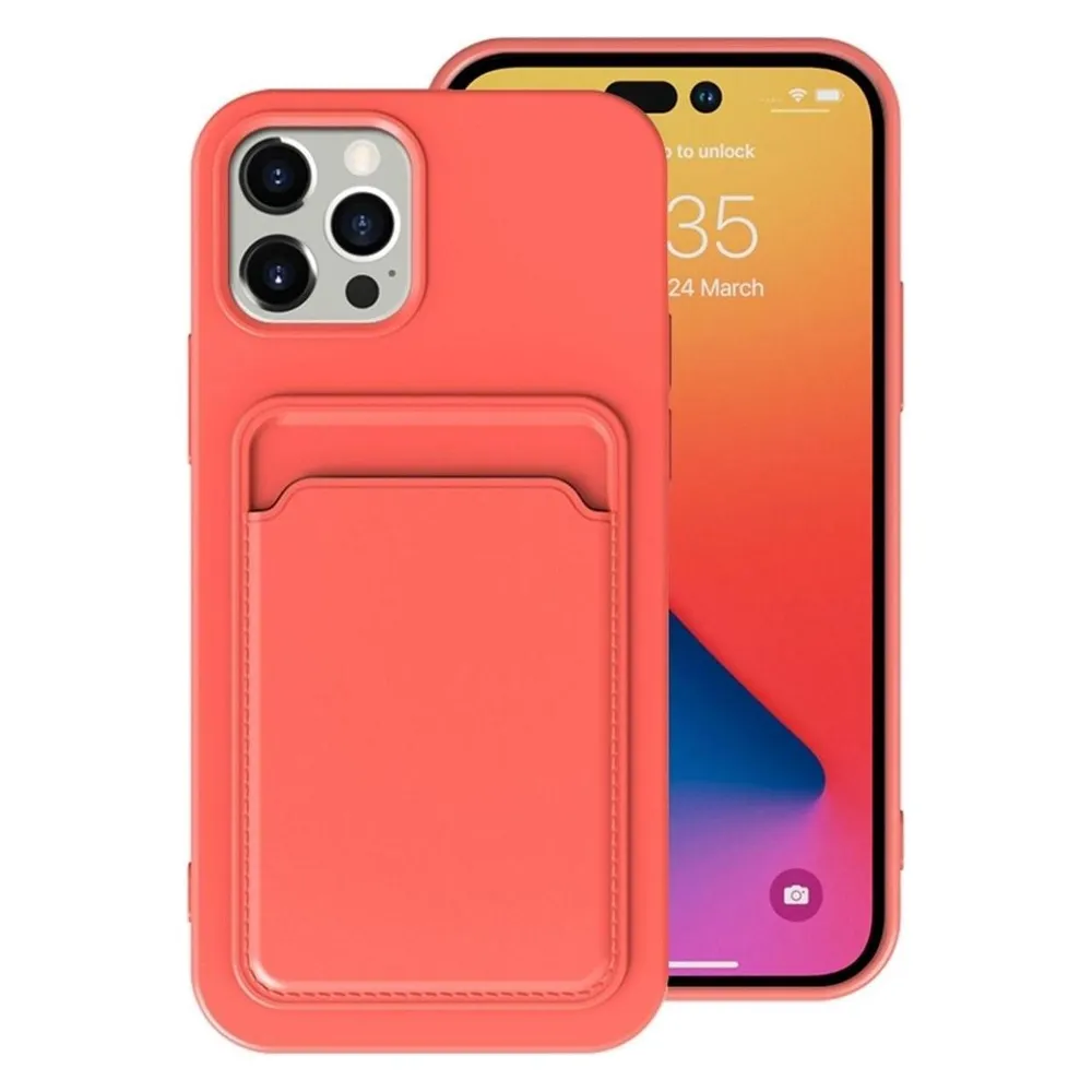 König Design Hülle Handy Schutz für Apple iPhone 14 Serie Case Cover Bumper Kartenfach Etuis (Apple iPhone 14 Pro)