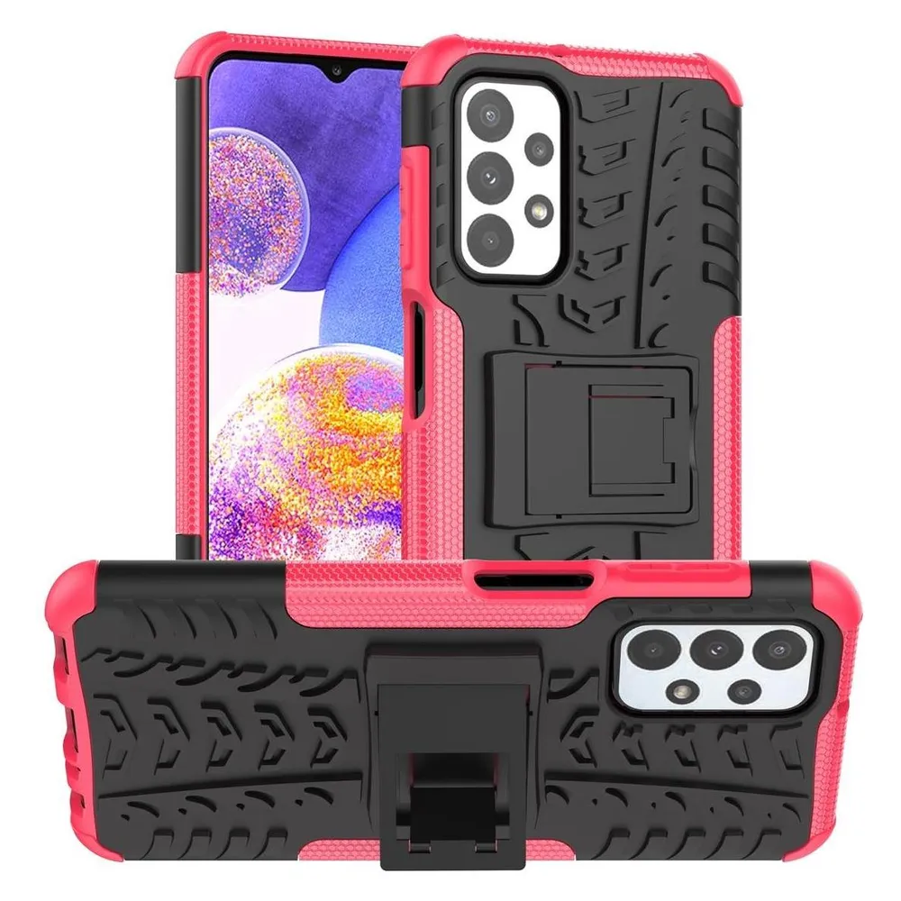 König Design Hülle Handy Schutz für Samsung Galaxy A23 Case Cover Bumper Etuis Halter Tasche (Samsung Galaxy A23)