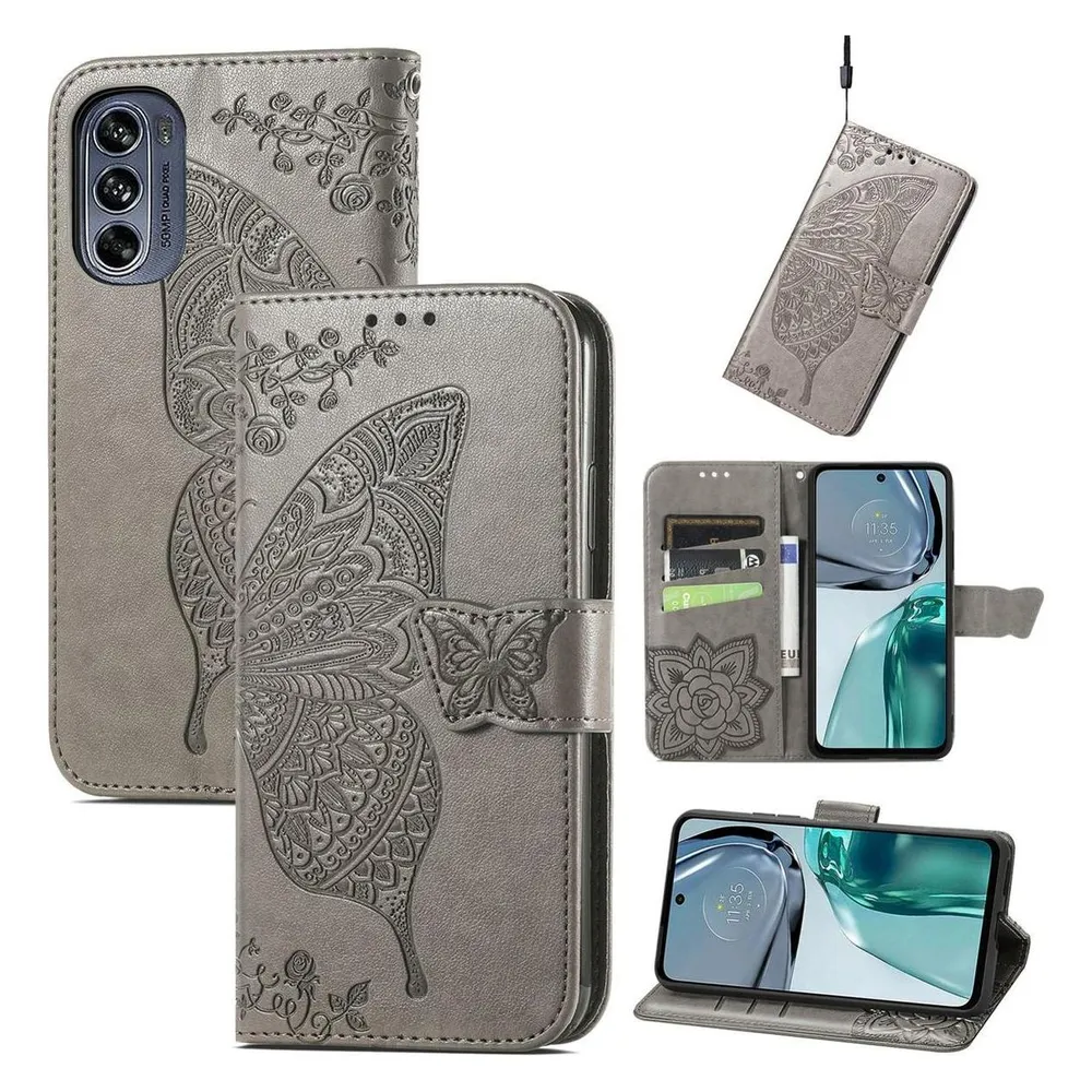 König Design Hülle Handy Schutz für Motorola Moto G62 Case Cover Bumper Tasche Etuisd Wallet (Motorola Moto G62)