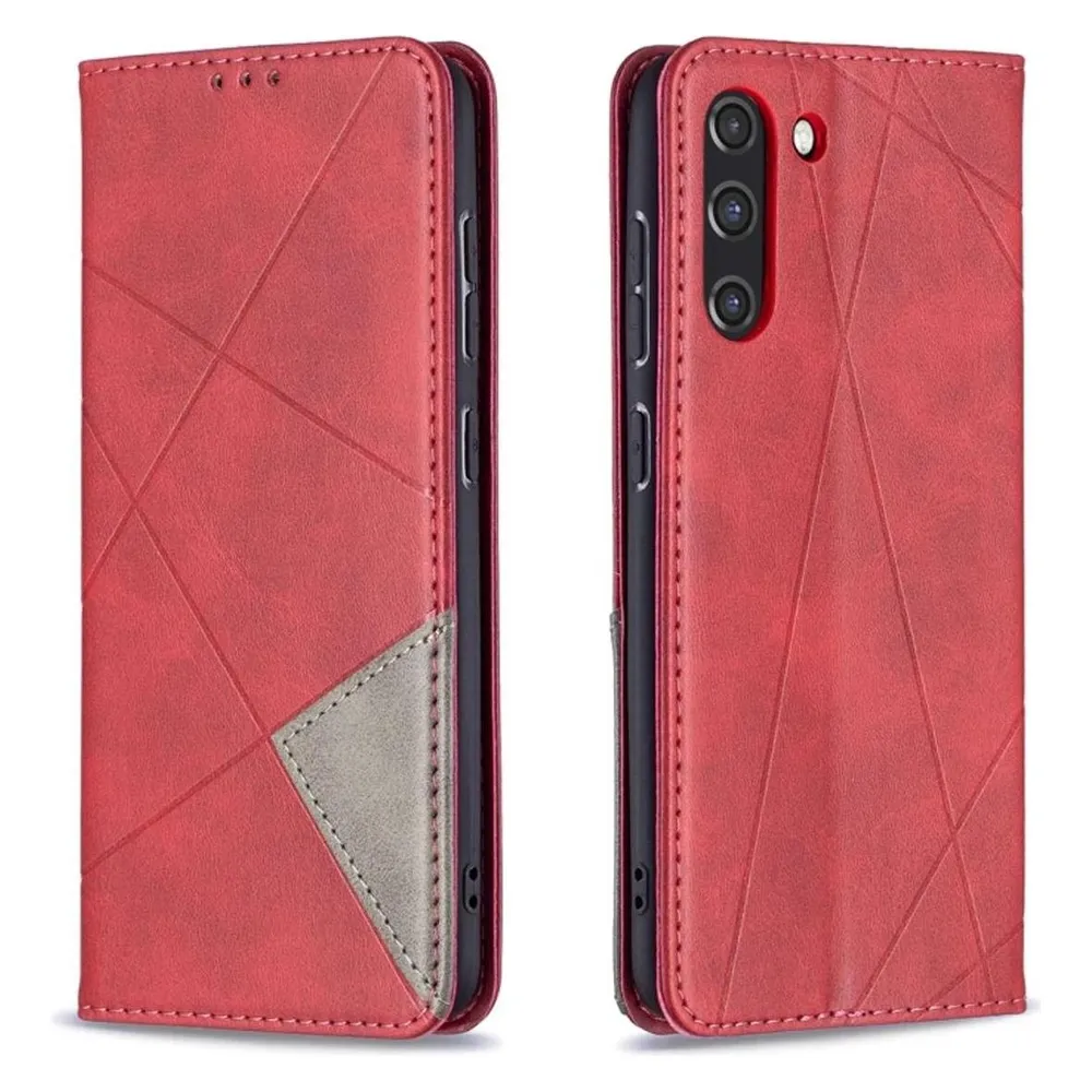 König Design Hülle Handy Schutz für Samsung Galaxy S21 FE Case Flip Cover Tasche Etui Bumper (Samsung Galaxy S21 FE)
