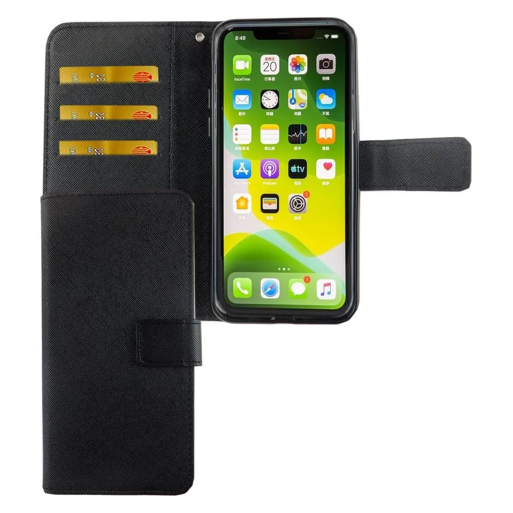 König Design Hülle Handy Schutz für Apple iPhone 11 Case Cover Tasche Wallet Etui Handyhülle (Apple iPhone 11)