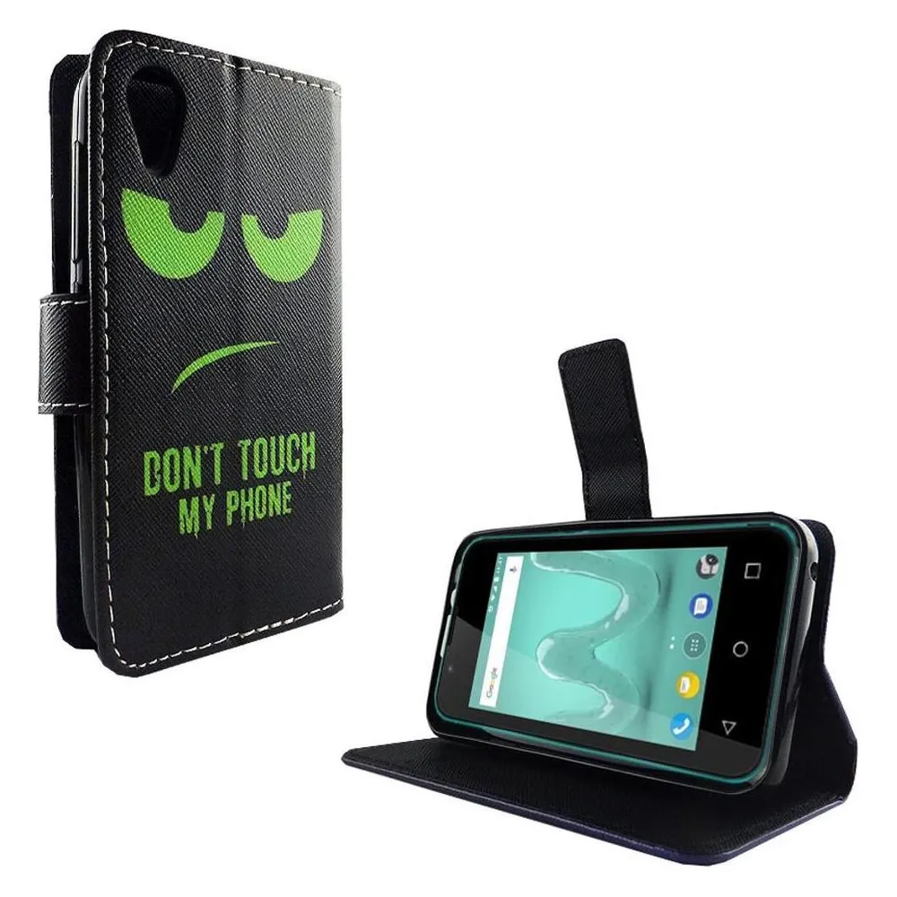 König Design Hülle Handy Schutz für Wiko Sunny 2 Case Cover Tasche Wallet Etui Handyhülle Neu (Wiko Sunny 2)