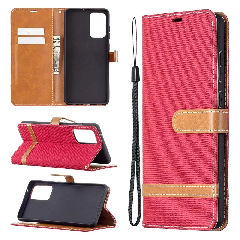 König Design Hülle Handy Schutz für Samsung Galaxy A72 5G Case Cover Tasche Wallet Etui Neu (Samsung Galaxy A72 5G)