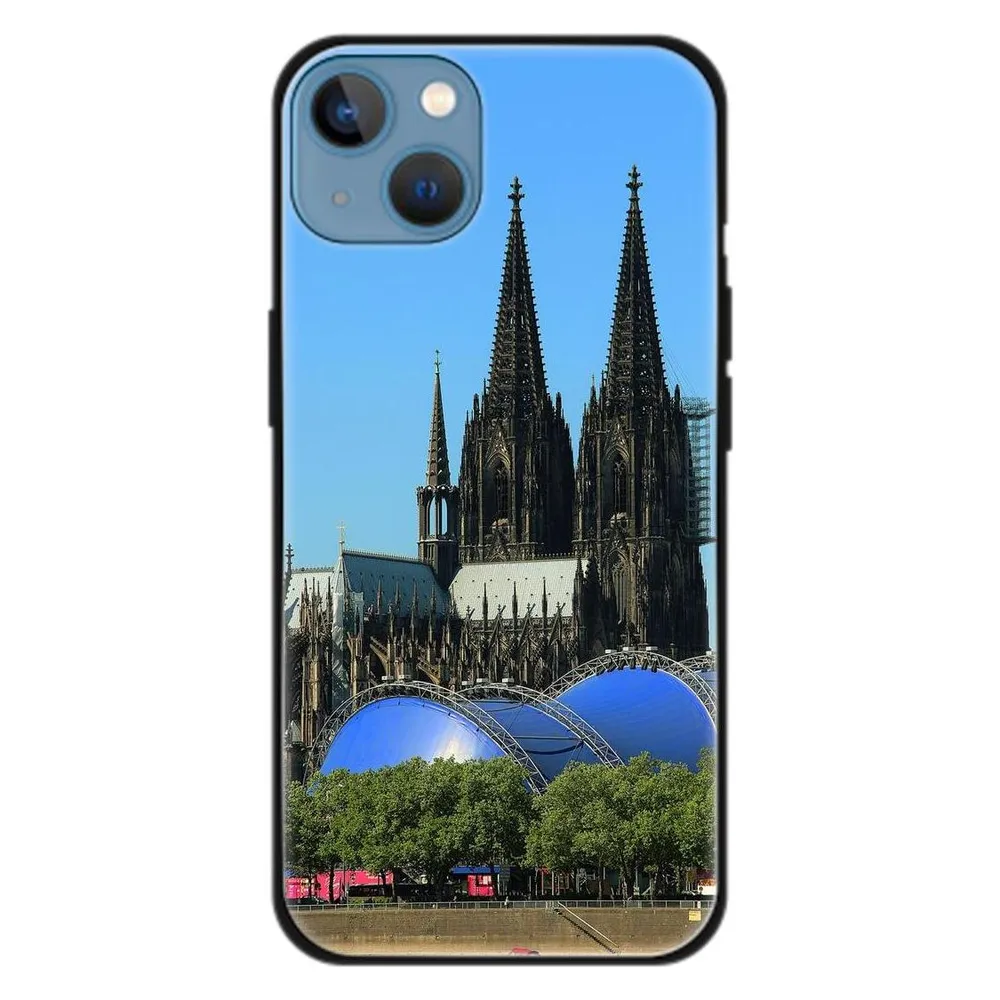 König Design Hülle Handy Schutz für Apple iPhone 13 Case Cover Tasche Bumper Etuis TPU Neu (Apple iPhone 13)