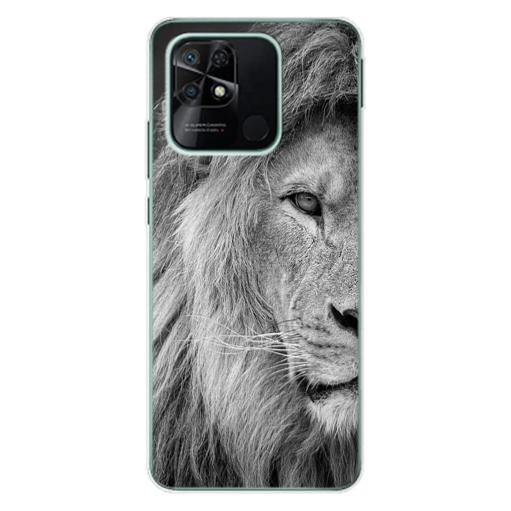 König Design Hülle Handy Schutz für Xiaomi Redmi 10C Case Cover Tasche Bumper Etuis TPU Neu (Xiaomi Redmi 10C)