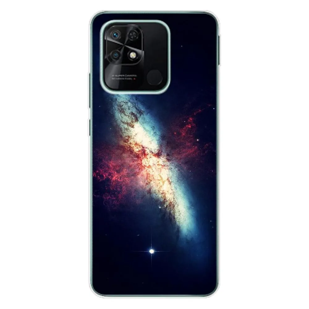 König Design Hülle Handy Schutz für Xiaomi Redmi 10C Case Cover Tasche Bumper Etuis TPU Neu (Xiaomi Redmi 10C)