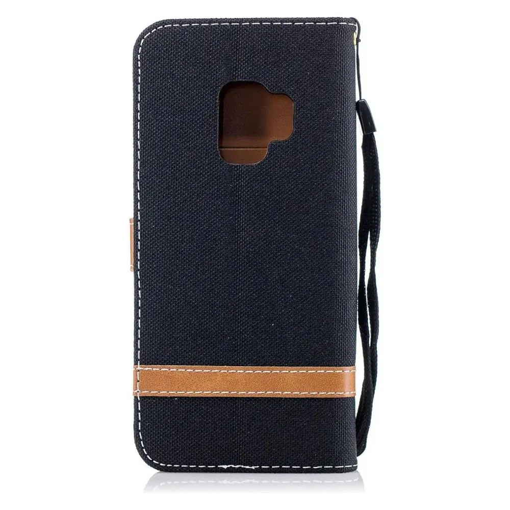König Design Hülle Handy Schutz für Samsung Galaxy S9 Case Cover Tasche Wallet Etui Bumper (Samsung Galaxy S9)