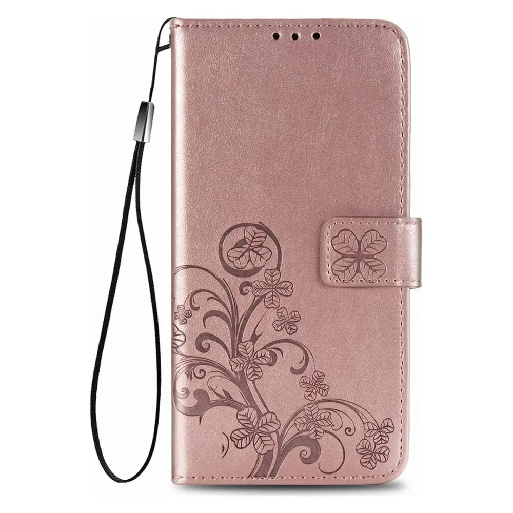 König Design Hülle Handy Schutz für Google Pixel 4A Case Flip Cover Tasche Etuis Bumper Rosa