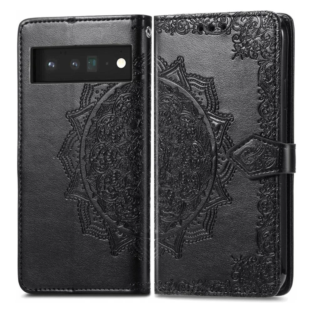 König Design Hülle Handy Schutz für Google Pixel 6 Case Flip Cover Tasche Etuis Bumper Neu (Google Pixel 6)