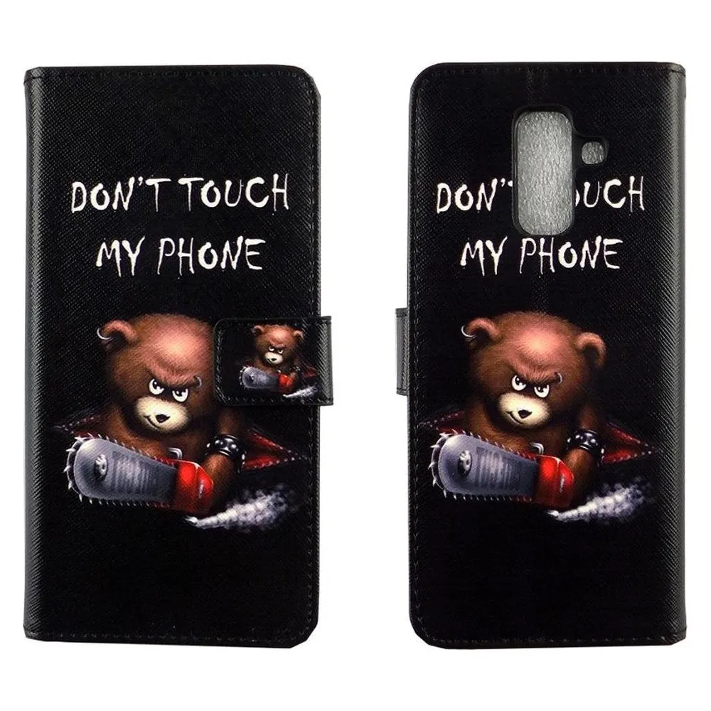König Design Hülle Handy Schutz für Samsung Galaxy A6 Plus (2018) Case Cover Tasche Wallet (Samsung Galaxy A6 (2018))