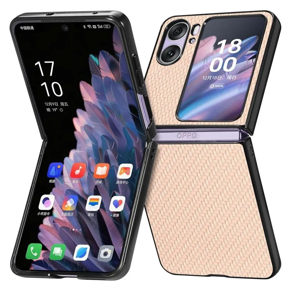 König Design Hülle Handy Schutz für OPPO Find N2 Case Cover Flip Tasche Etui Bumper Schale (Oppo Find N2 Flip)
