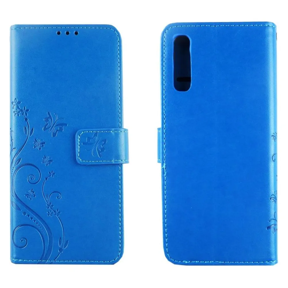 König Design Hülle Handy Schutz für Samsung Galaxy A50 Case Cover Tasche Wallet Etui Bumper (Samsung Galaxy A50)