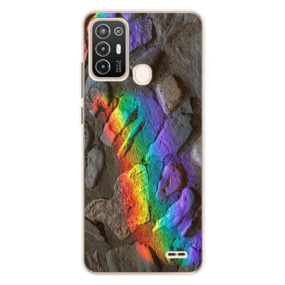 König Design Hülle Handy Schutz für ZTE Blade A52 Case Cover Tasche Bumper Etuis Backcover (ZTE Blade A52)