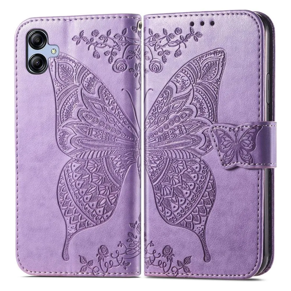 König Design Hülle Handy Schutz für Samsung Galaxy A04e F04 M04 Case Cover Tasche Wallet Etui (Samsung Galaxy A04e)