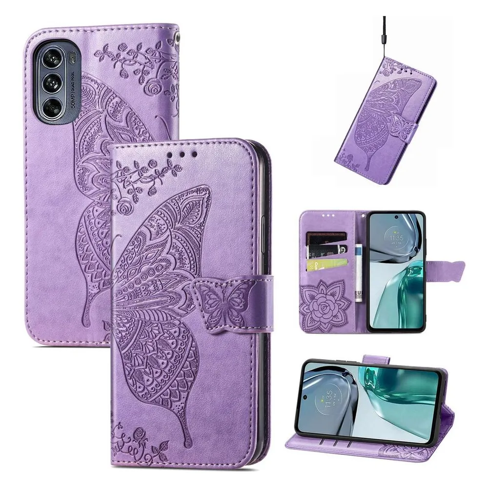 König Design Hülle Handy Schutz für Motorola Moto G62 Case Cover Bumper Tasche Etuisd Wallet (Motorola Moto G62)