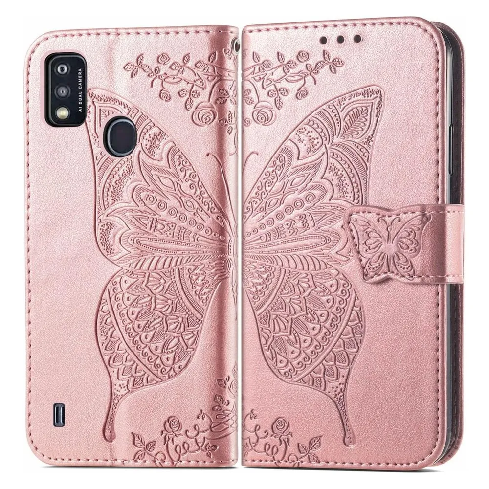 König Design Hülle Handy Schutz für ZTE Blade A51 Case Flip Cover Tasche Etuis Bumper Neu (ZTE Blade A51)