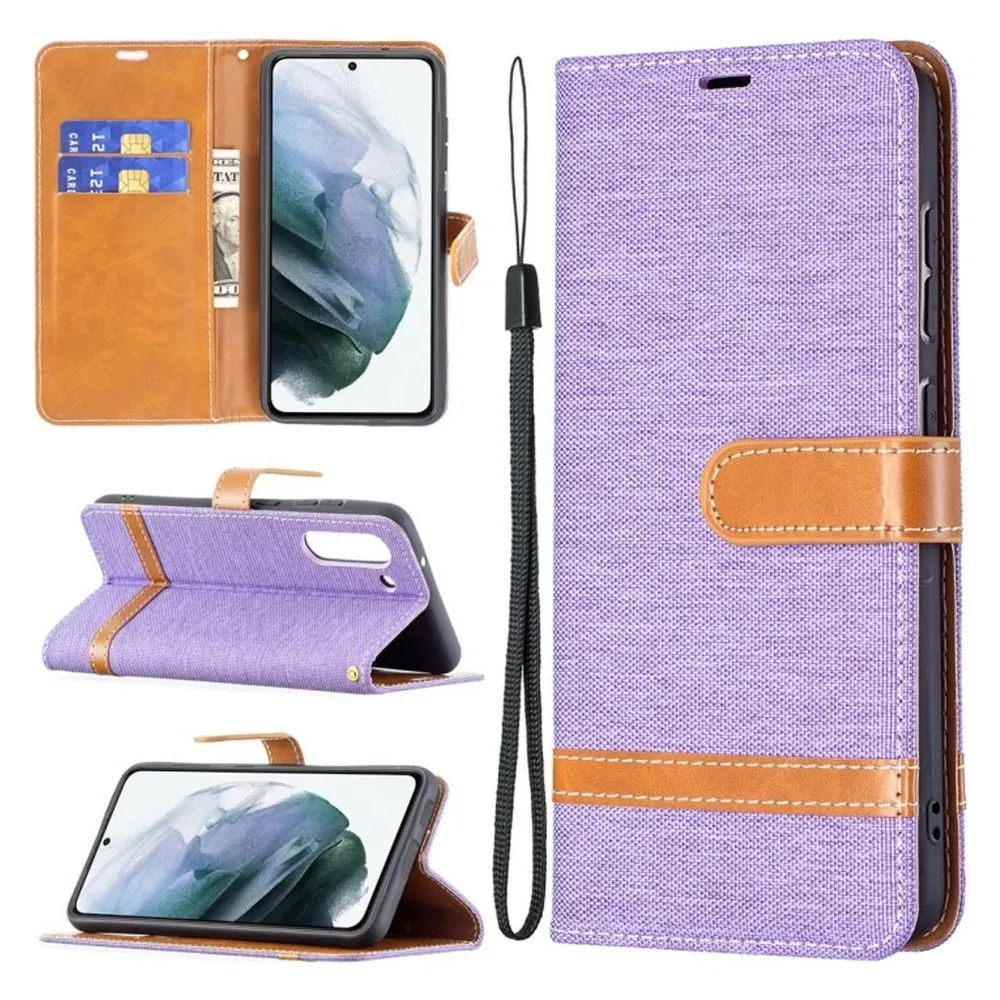 König Design Hülle Handy Schutz für Samsung Galaxy S21 FE Case Flip Cover Tasche Etui Bumper (Samsung Galaxy S21 FE)