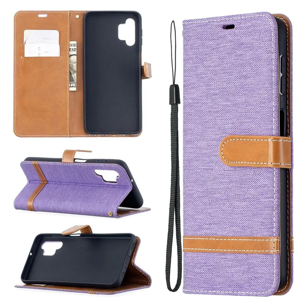 König Design Hülle Handy Schutz für Samsung Galaxy A32 5G Case Cover Tasche Wallet Etui Neu (Samsung Galaxy A32 5G)