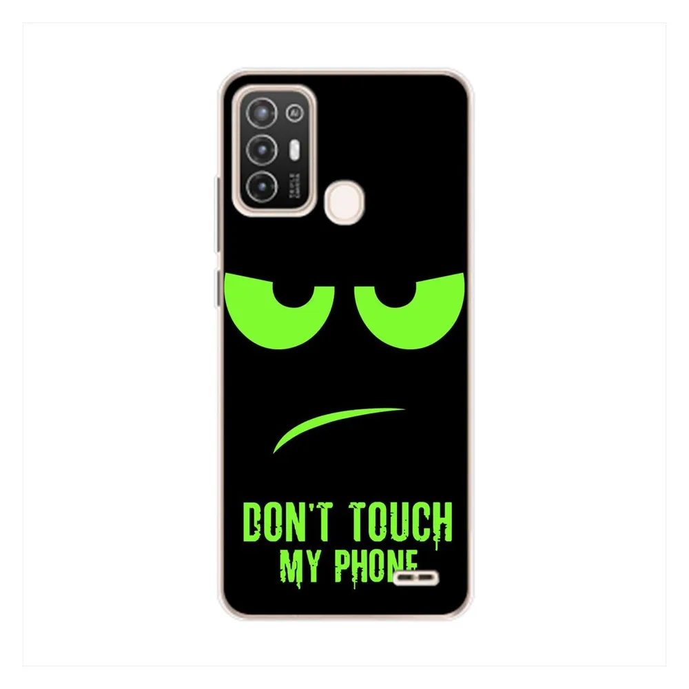 König Design Hülle Handy Schutz für ZTE Blade A52 Case Cover Tasche Bumper Etuis Backcover (ZTE Blade A52)