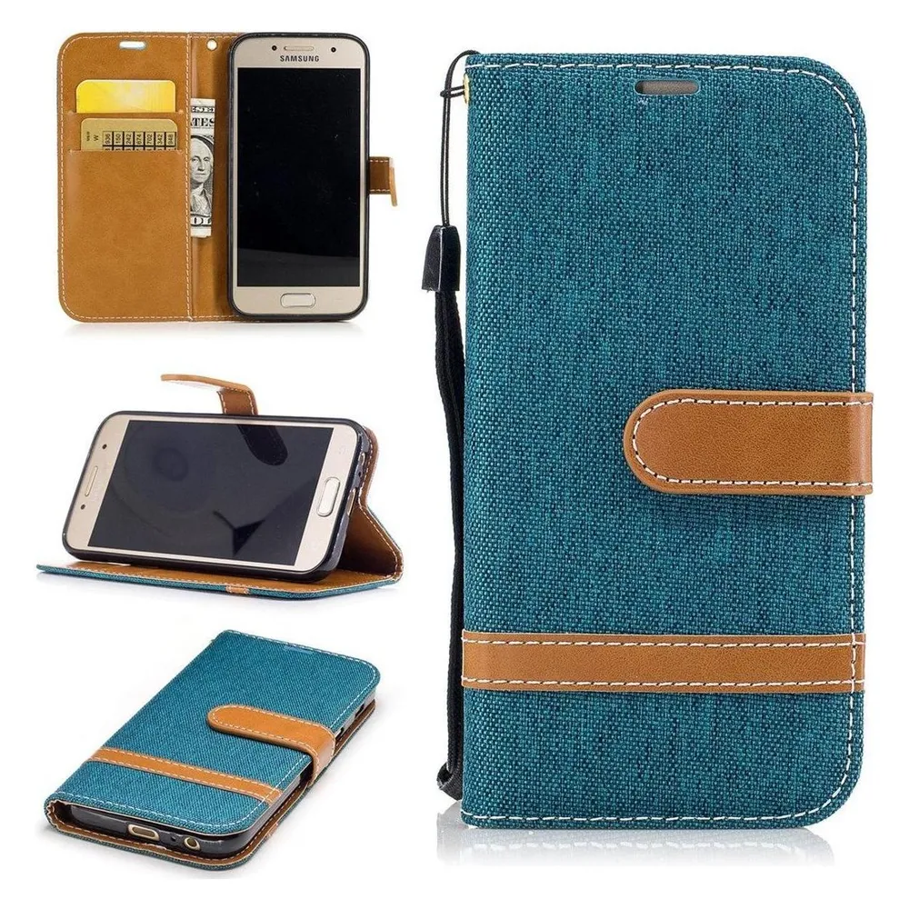 König Design Hülle Handy Schutz für Samsung Galaxy A3 (2017) Case Cover Tasche Wallet Etui (Samsung Galaxy A3 (2017))