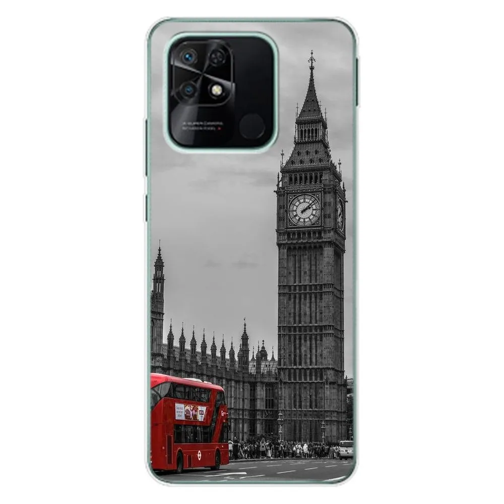 König Design Hülle Handy Schutz für Xiaomi Redmi 10C Case Cover Tasche Bumper Etuis TPU Neu (Xiaomi Redmi 10C)
