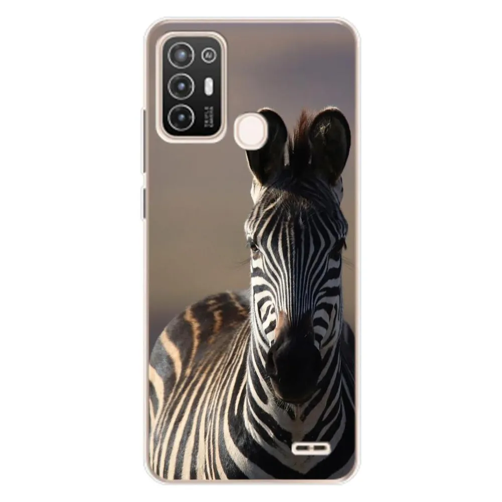König Design Hülle Handy Schutz für ZTE Blade A52 Case Cover Tasche Bumper Etuis Backcover (ZTE Blade A52)