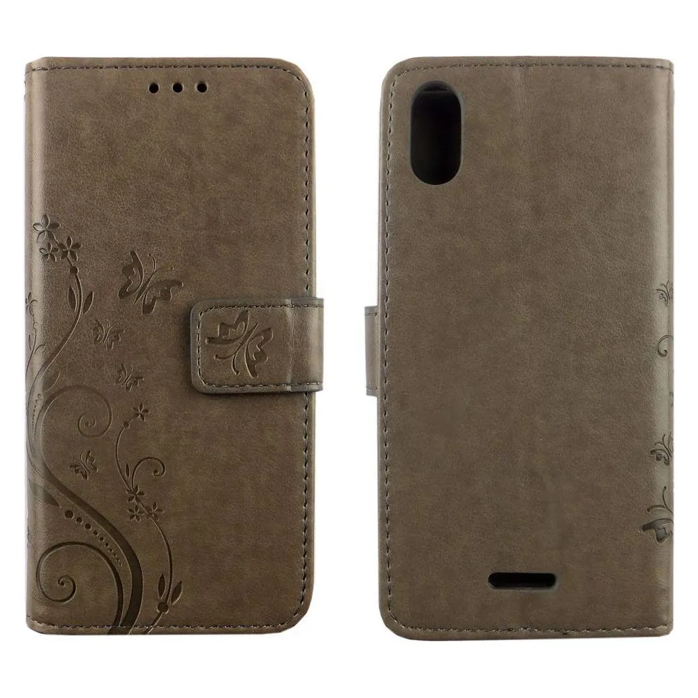 König Design Hülle Handy Schutz für Wiko Y60 Case Cover Tasche Wallet Etui Handyhülle Bumper (Wiko Y60)