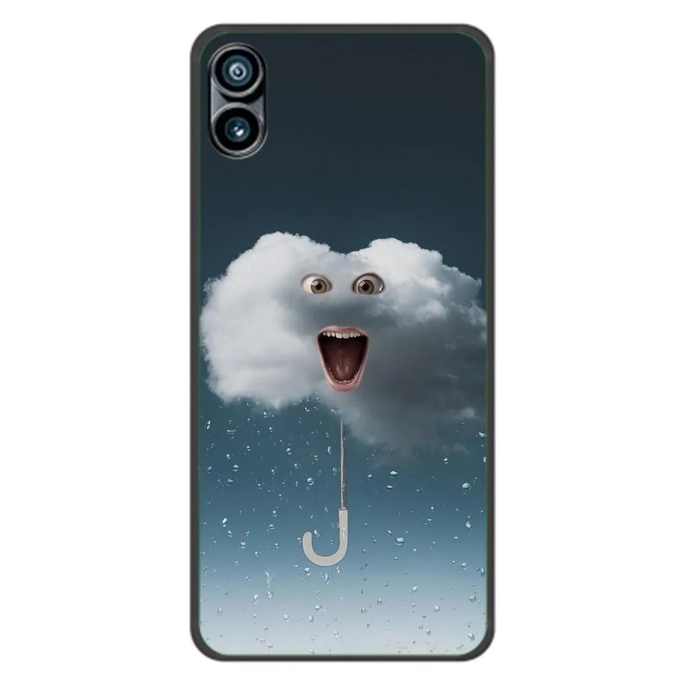 König Design Hülle Handy Schutz für Nothing Phone 1 Case Cover Tasche Bumper Etuis TPU Neu (Nothing Phone (1))