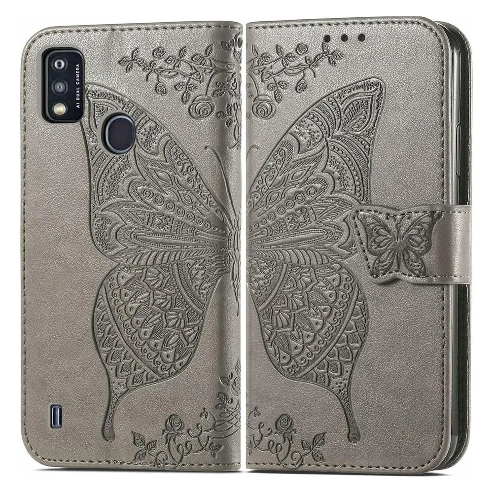 König Design Hülle Handy Schutz für ZTE Blade A51 Case Flip Cover Tasche Etuis Bumper Neu (ZTE Blade A51)