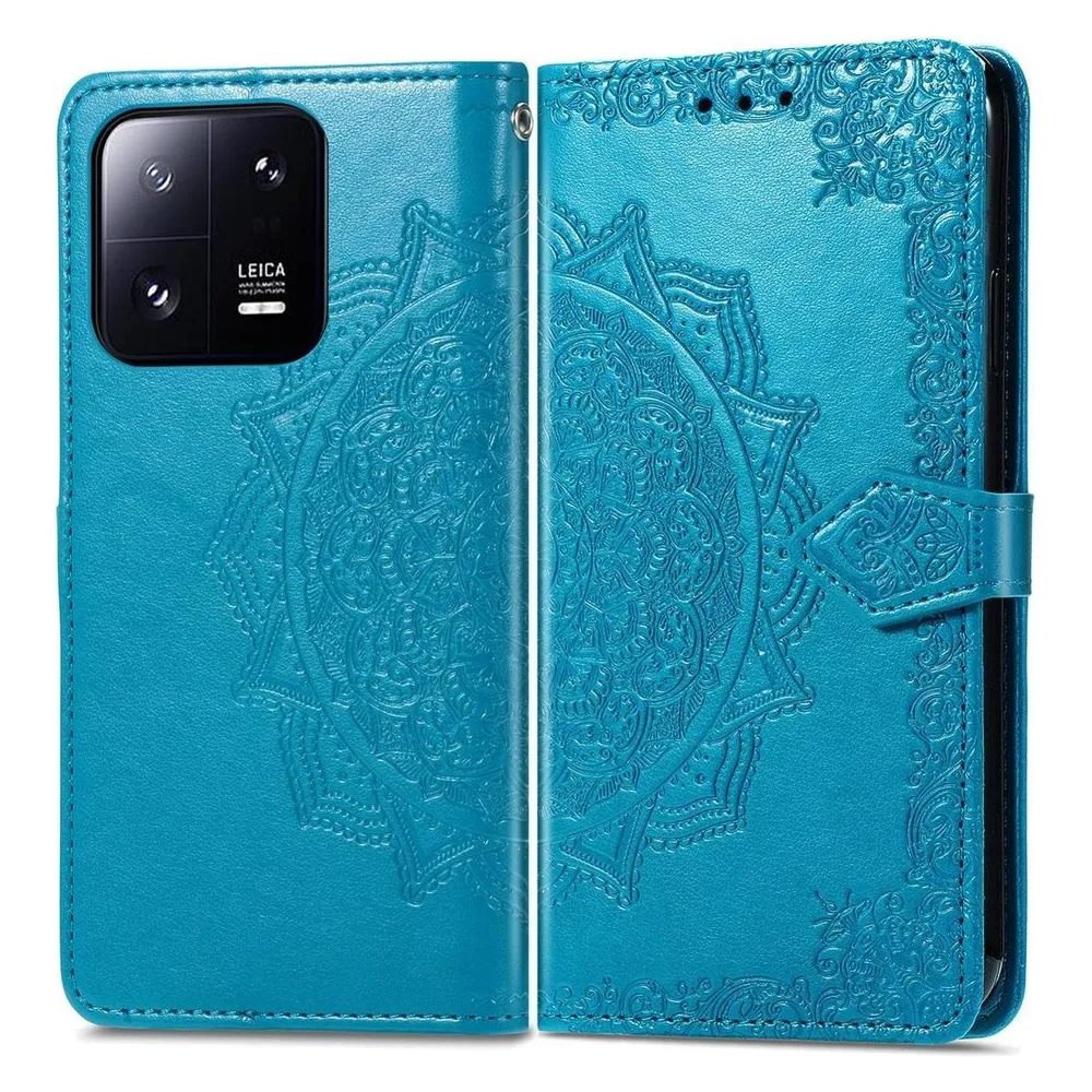 König Design Hülle Handy Schutz für Xiaomi 13 Case Cover Tasche Wallet Etuis Klapptasche Neu (Xiaomi 13)