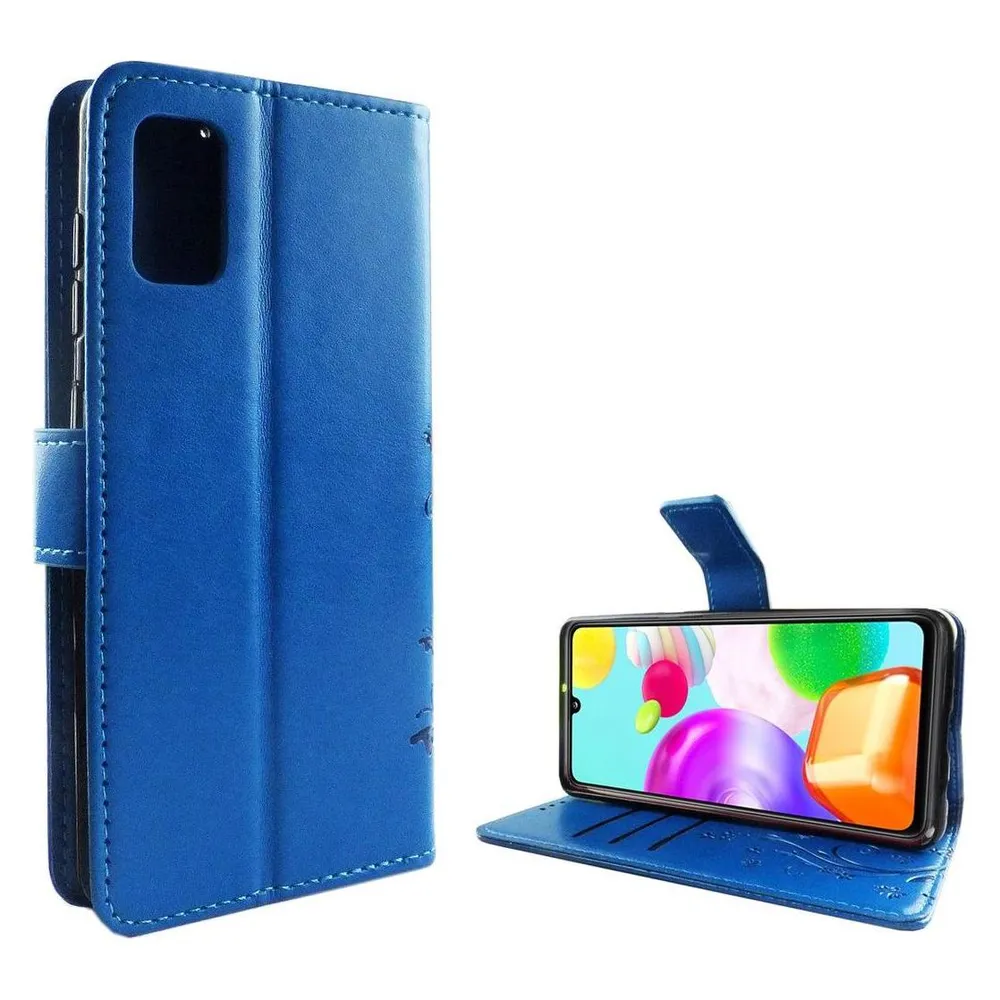 König Design Hülle Handy Schutz für Samsung Galaxy A41 Case Cover Tasche Wallet Etui Bumper (Samsung Galaxy A41)