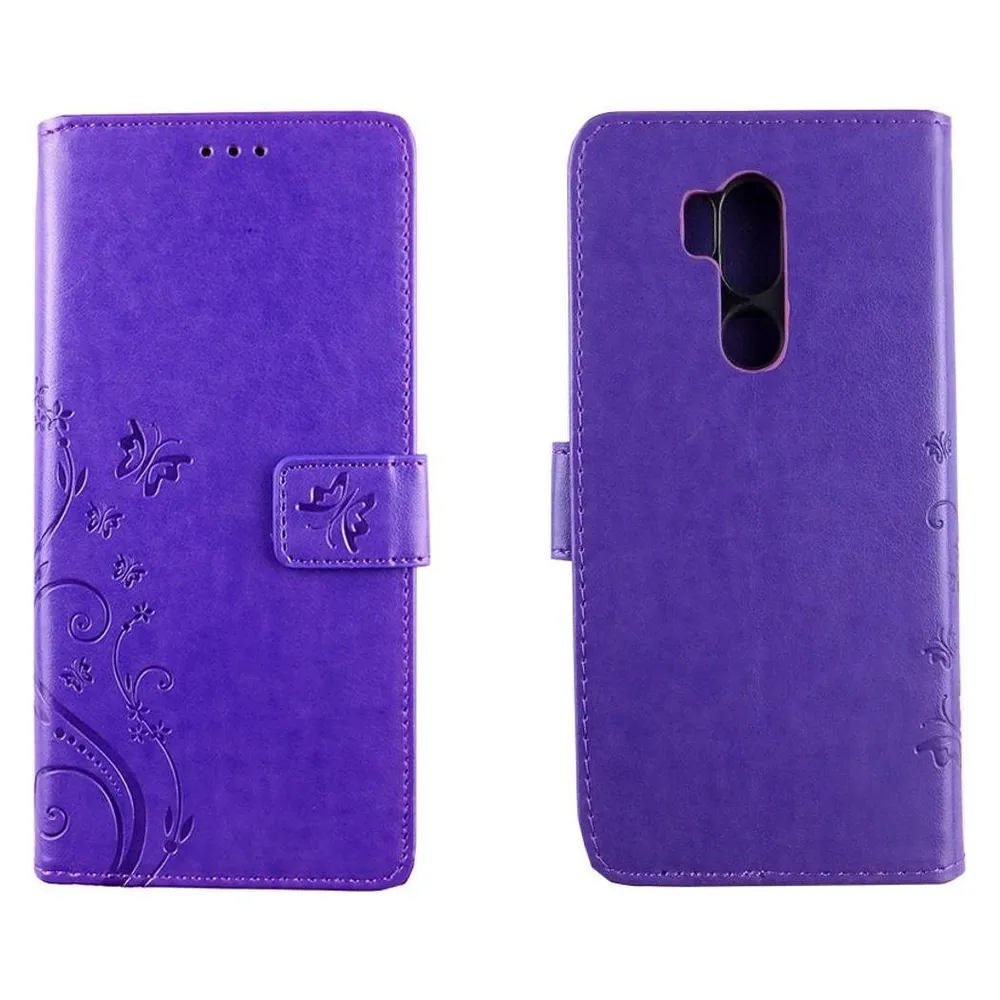 König Design Hülle Handy Schutz für LG G7 Case Cover Tasche Wallet Etui Handyhülle Bumper Neu (LG G7)