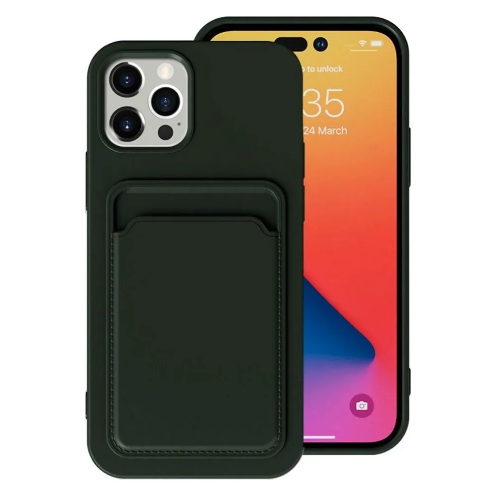 König Design Hülle Handy Schutz für Apple iPhone 14 Serie Case Cover Bumper Kartenfach Etuis (Apple iPhone 14 Pro)