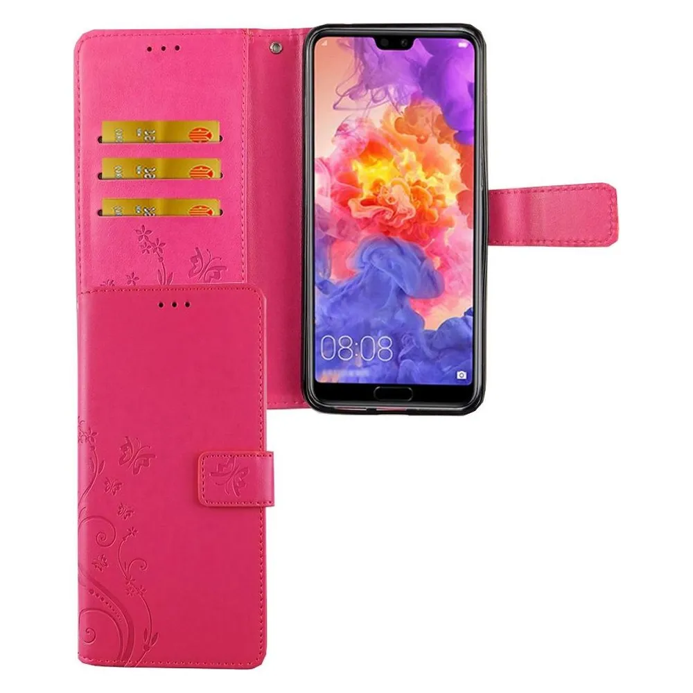 König Design Hülle Handy Schutz für Huawei P20 Pro Case Cover Tasche Wallet Etui Handyhülle (Huawei P20 Pro)