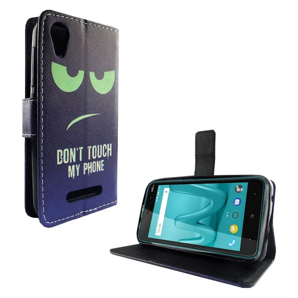 König Design Hülle Handy Schutz für Wiko Lenny 4 Case Cover Tasche Wallet Etui Handyhülle Neu (Wiko Lenny 4)