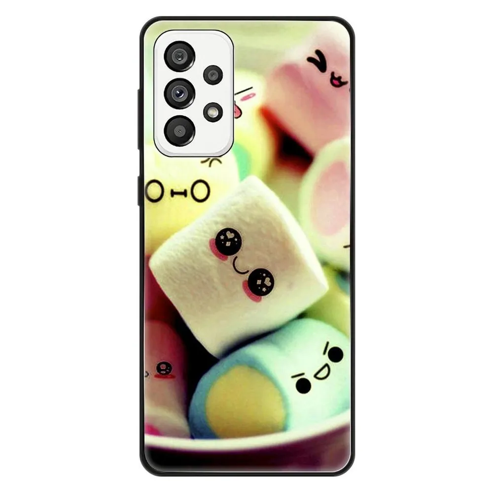 König Design Hülle Handy Schutz für Samsung Galaxy A73 5G Case Cover Tasche Bumper Etuis TPU (Samsung Galaxy A73 5G)