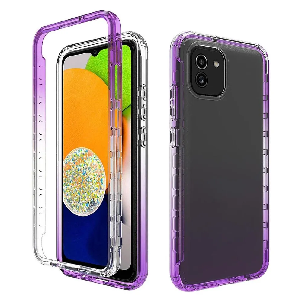 König Design Hülle Handy Schutz für Samsung Galaxy A03 Case Cover Tasche Etui Bumper 360 Grad (Samsung Galaxy A03)