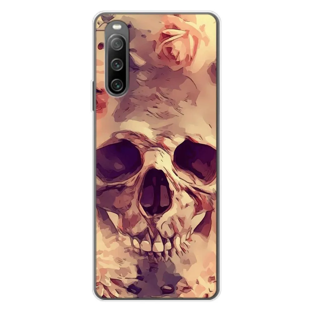 König Design Hülle Handy Schutz für Sony Xperia 10 IV Case Cover Tasche Bumper Etuis TPU Neu (Sony Xperia 10 IV)