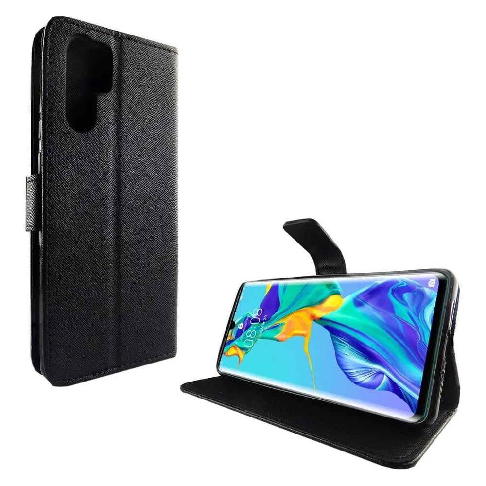 König Design Hülle Handy Schutz für Huawei P30 Pro Case Cover Tasche Wallet Etui Handyhülle (Huawei P30 Pro)